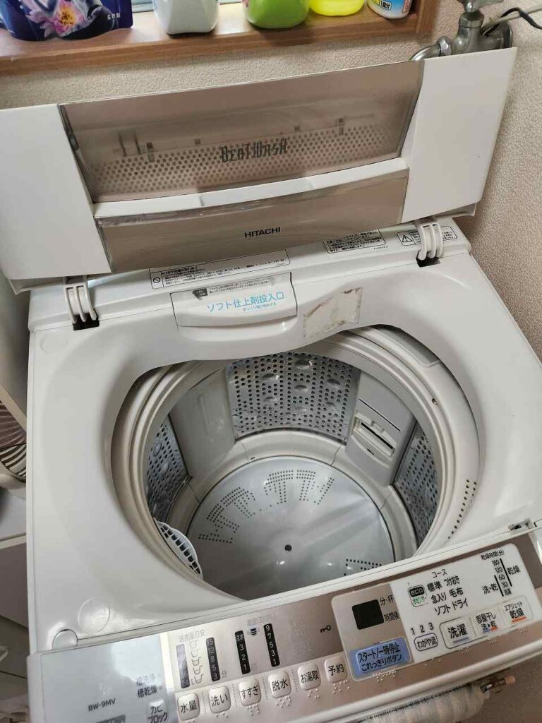 [洗濯槽洗浄]洗浄完了⑰